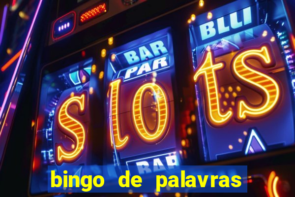 bingo de palavras cha de bebe